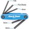 image:imagePark Tool AWS92 FoldUp Hex Wrench and Screwdriver Set ToolBlueOne Size